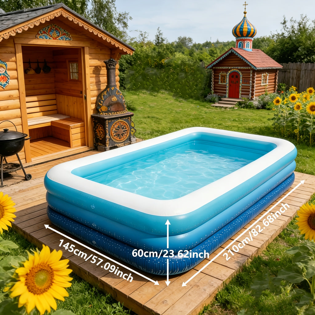 Adult Thickened Inflatable Swimming Pool, Foldable And Portable, Home Courtyard Outdoor Swimming Pool