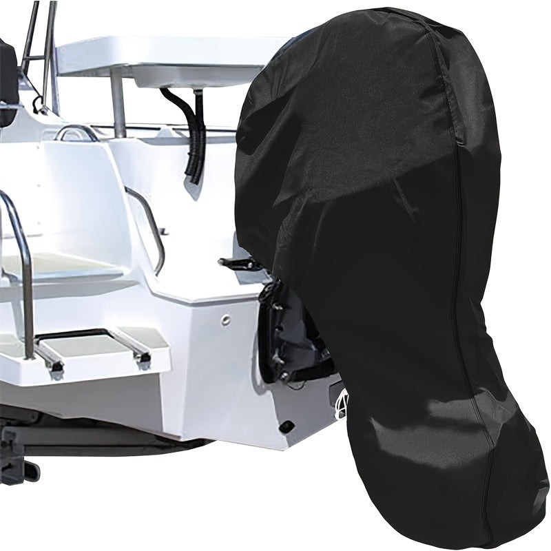 [Resistant Boat Cover] 420D Motor Engine Cover, Full Outboard Engine Cover, Resistant Boat Motor Cover