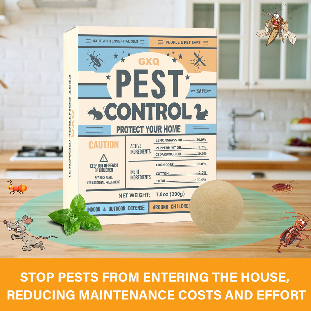 Pest Control, Powerful Insect Repellent Sachets, Peppermint Pest Repellent – Repels Mice/Rats/Mosquitoes, Keeps Pests Away, Home Insect & Rodent Repellent (Against Mice, Ants, Cockroaches, Mosquitoes Moths), Car Engine Rodent Deterrent for Squirrels Rats,