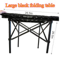 Large Portable Folding Table, with Storage Bag Included. Suitable for Indoor Terraces, Outdoor Camping Picnics, Backyard Barbecues, And Parties(Two Sizes Are Available for Selection) Non-Food Direct Contact