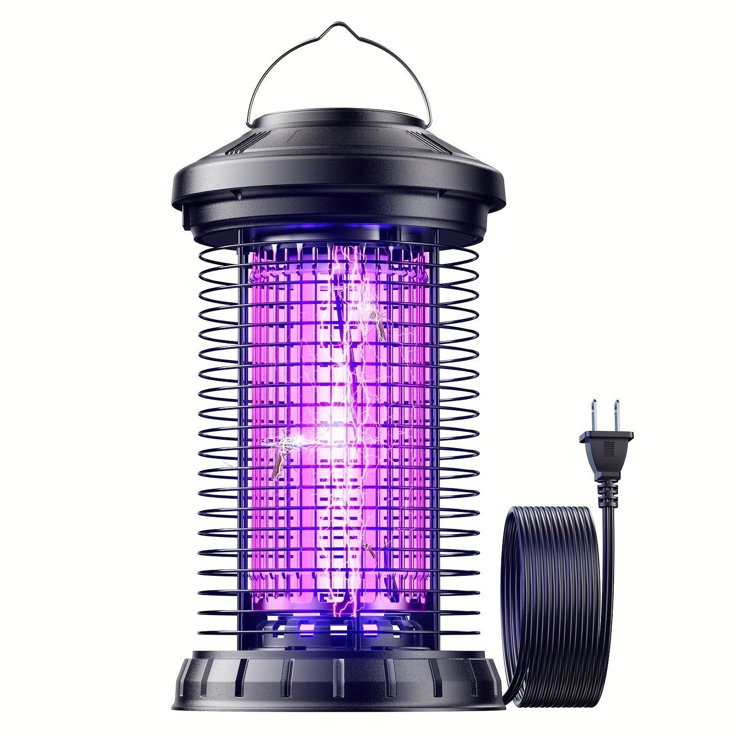 Portable Bug Zapper Outdoor Mosquito Repellent Outdoor Patio Insect Zapper 4200V Indoor Fly Trap Bug Repellent Mosquito Trap Killer for Home, Patio, And Backyard
