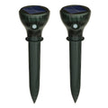 2/4/6/8 Pack Upgraded Solar - Powered Ultrasonic Repellent IP44 Waterproof Repel Moles, Gophers, Voles And Insects In Your Yard With Repellent Spikes, Keep Burrowing Animals At Bay
