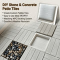 Concrete Paver Mold, Reusable Rectangular Stepping Stone Molds For Garden Decor, Patio, And Backyard Walkway Landscaping, 23.62" X 11.81" / 11.81" X 11.81"