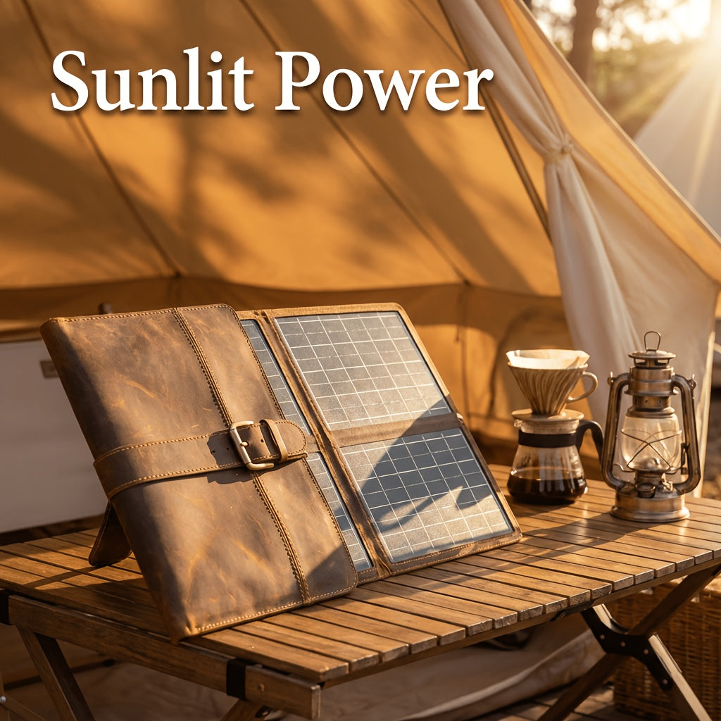 A Compact And Effective 6W 6V Solar Charger with a Foldable Design, Ideal for Quickly Powering Security Cameras, Power Stations, Laptops, Tablets, And Providing Emergency Energy Backup with a Stable Voltage Output