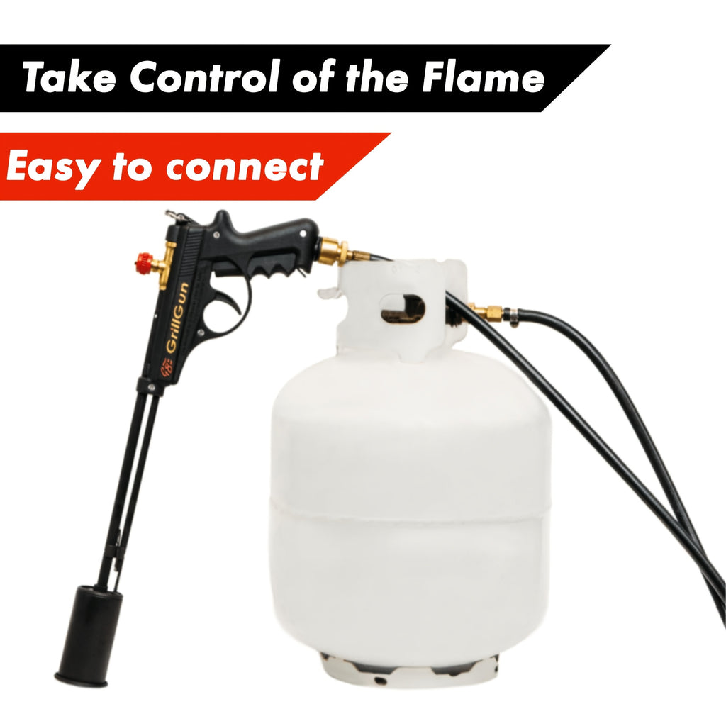 Mr. Heater Buddy Series Hose Assembly - 10-Foot Propane Hose Adapter, Compatible with Mr. Heater Buddy Heater, Portable Grill, And More, Connects to 5-100Lb Tank Model# F273704