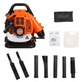 Backpack Style Blade Blower, High-Power 2-Stroke Strong Wind ABS Snow Blower, Garden Blower, 70.92X17.73X17.73 Inches, Orange