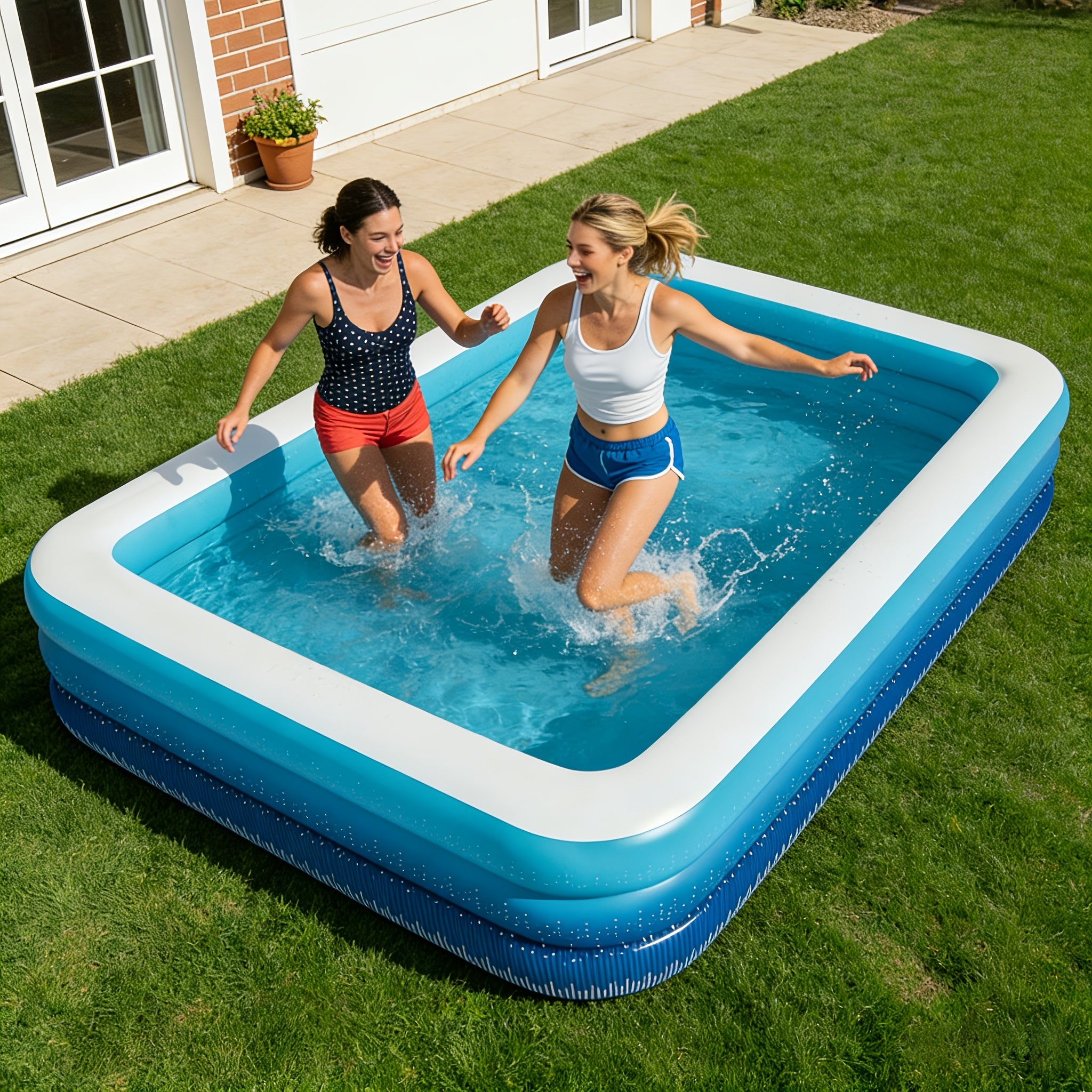 Adult Thickened Inflatable Swimming Pool, Foldable And Portable, Home Courtyard Outdoor Swimming Pool