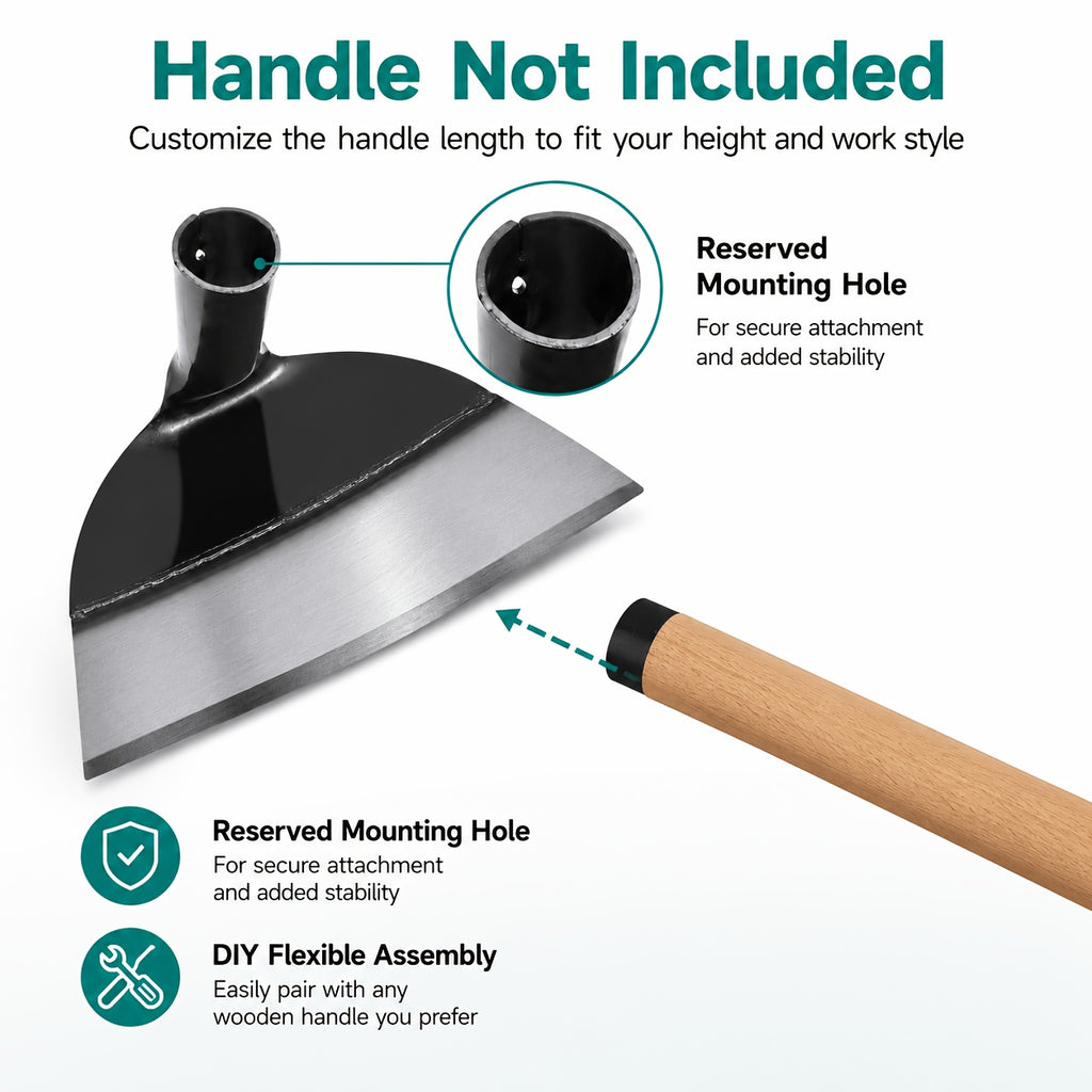 Heavy-duty Manual Weeding Tool - High-efficiency Weeding Device with Sharp Blade for Root Removal - Suitable for Gardens, Farms, Lawns, and Vegetable Patches - Durable Carbon Steel Construction - Portable Weeder with Spray-coated Finish
