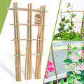 5pcs/ 10pcs Bamboo Trellis for Climbing Plants, 16 Inch Natural Garden Fan-Shaped Plant Support Bracket, Suitable for Potted Plant Decoration