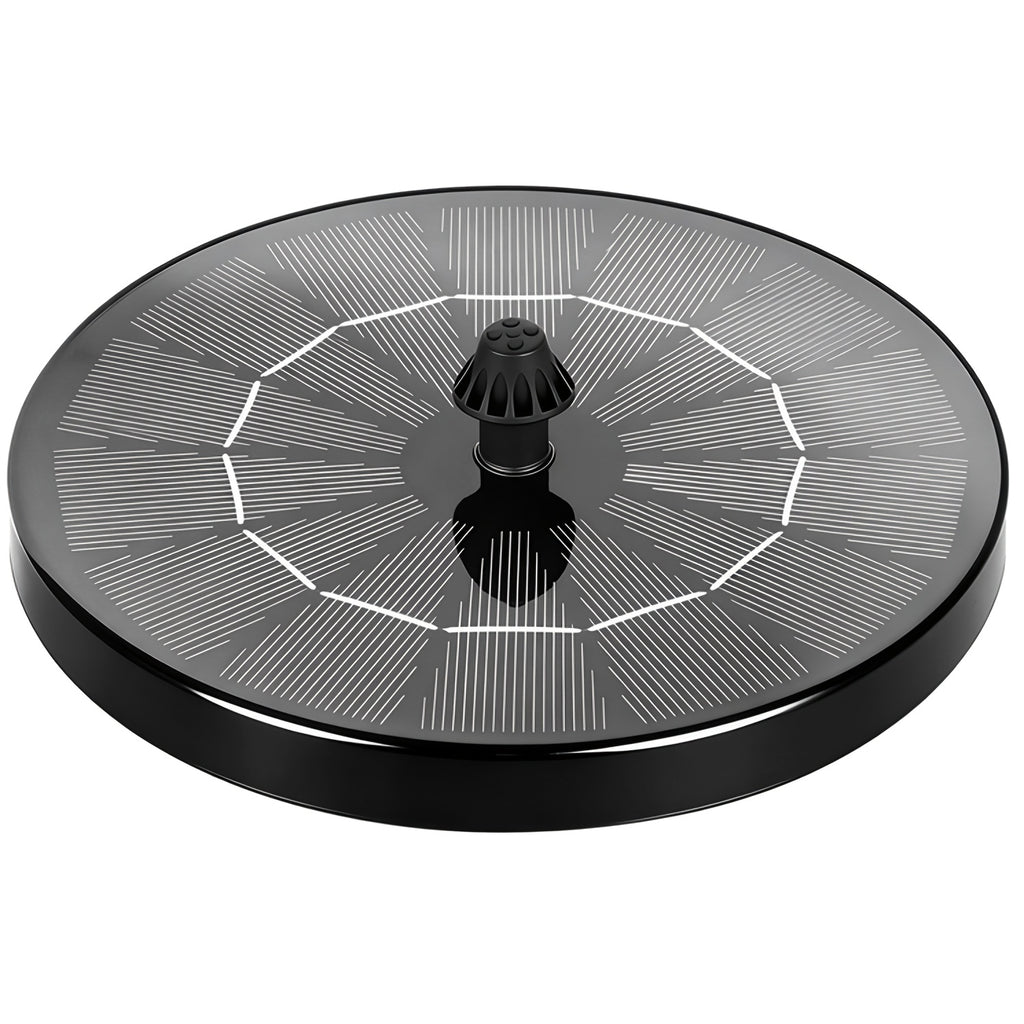 2.5W Solar Fountain Pump - Outdoor Water Fountain with 6 Nozzles And 4Ft Pipe, Solar-Powered for Bird Bath, Ponds And Garden