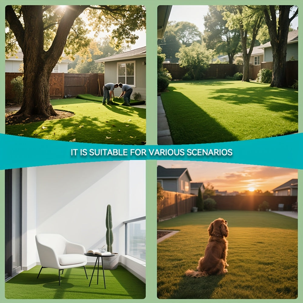 Outdoor Rug-Artificial Turf, Premium Fake Grass Lawn-perfect for Playground Decoration, Gardens, Parties, Outdoor Table Settings, Pet Training, And Backyard Landscaping.