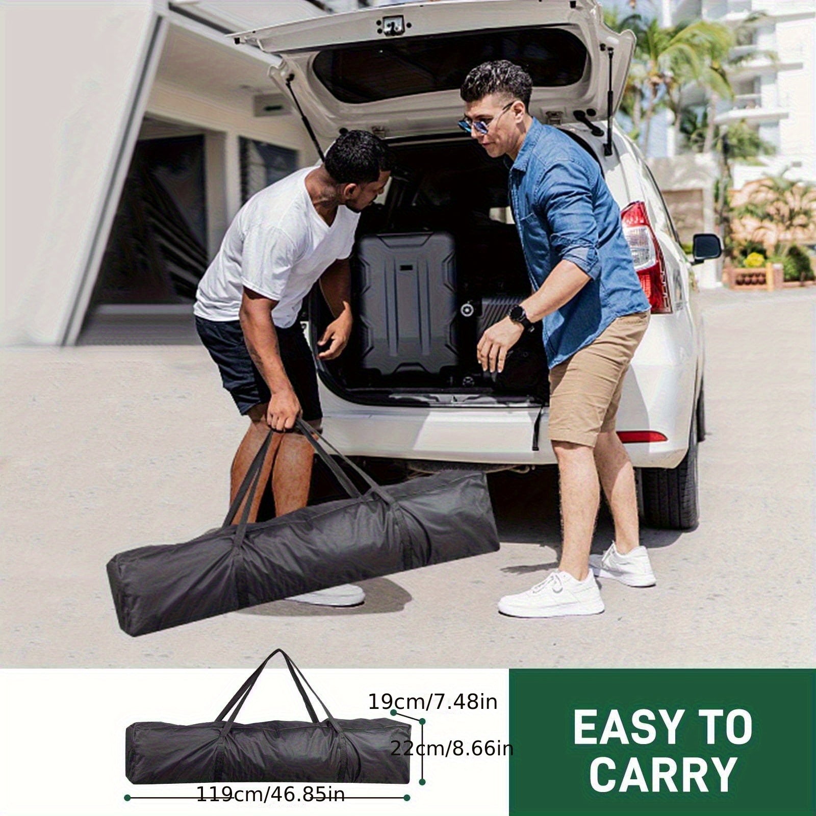 Limited Time Offer! 10X10Ft Ez Pop-Up Tent, UPF50+ Sun Protection And Waterproof, Quick Opening And Portable, Four Colors Available, Multi-Purpose for Camping/Garden/Sports