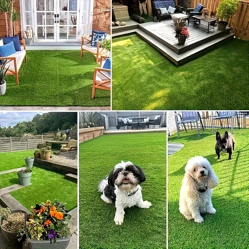 Outdoor Rug-Artificial Turf, Premium Fake Grass Lawn-perfect for Playground Decoration, Gardens, Parties, Outdoor Table Settings, Pet Training, And Backyard Landscaping.