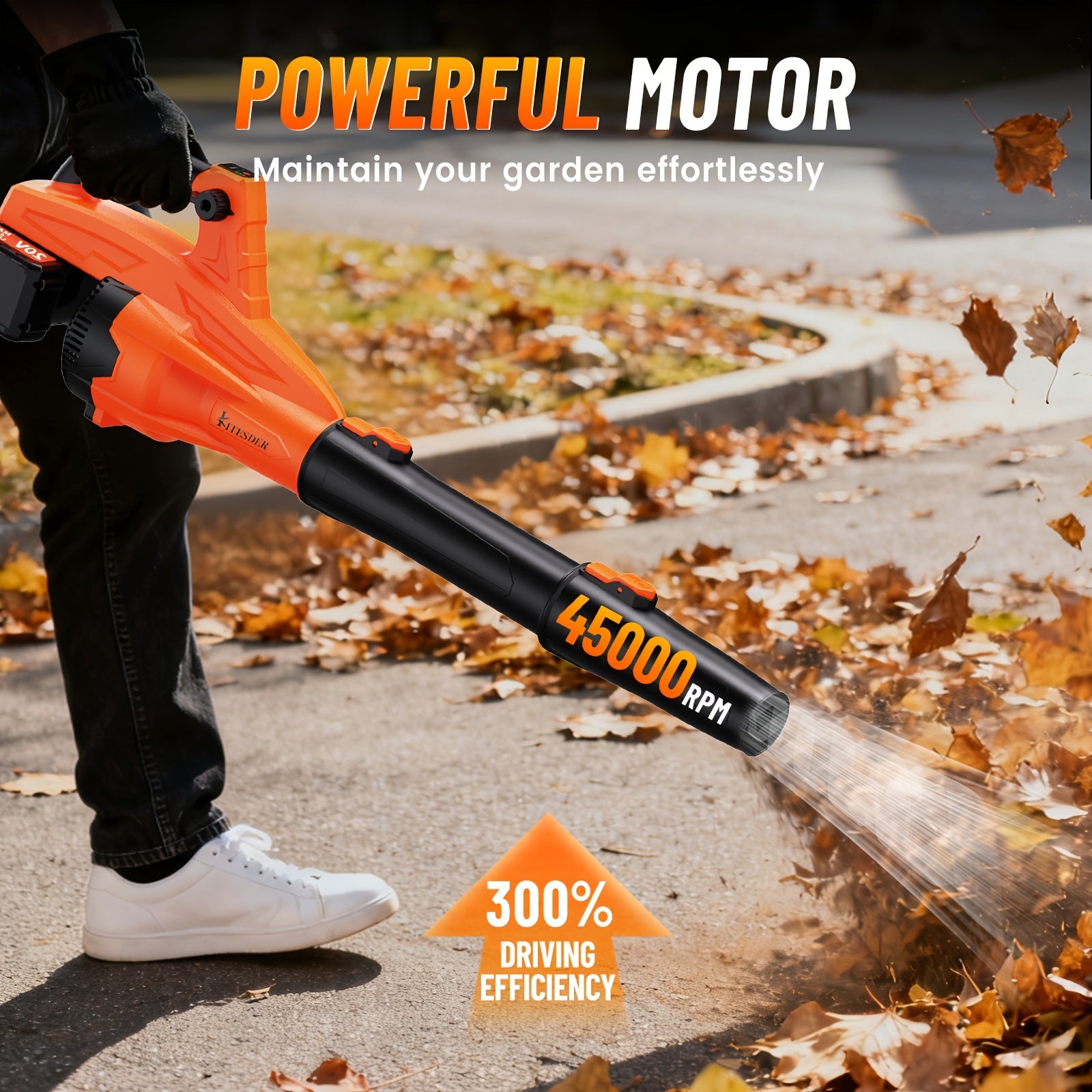 [Christmas Gift] Portable Wireless Leaf Blower, Lightweigh And TWireless Leaf Blower, Portable Rechargeable Blower, Small And Lightweight Car Duster, Compact Handheld Vacuum Cleaner, Which Can Easily Maintain Lawns And Gardens, Christmas Gift, Local Wareh