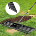 YEYEBEST Lawn Leveling Rake, 17X10 Heavy Duty Lawn Leveler Tool for Lawns with 5/6FT Ergonomic Handle, Yard Garden Golf Course