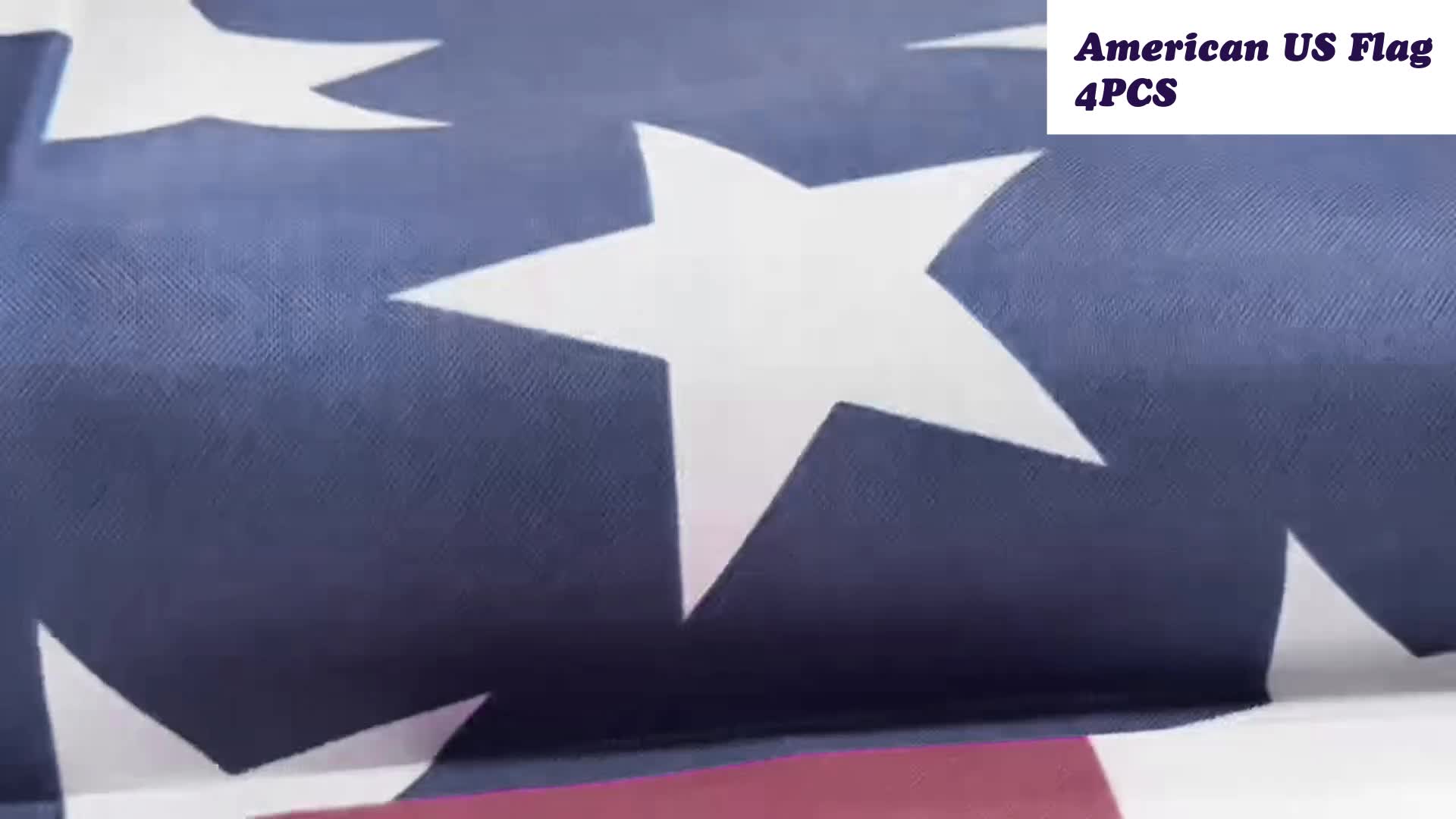 4Packs American US Flag 3x5Ft, Vibrant Color And Fade Resistant US Flags For Outside 3x5 Ft Flags Stitched Long Lasting Polyester With Durable Brass Grommets USA Flag
