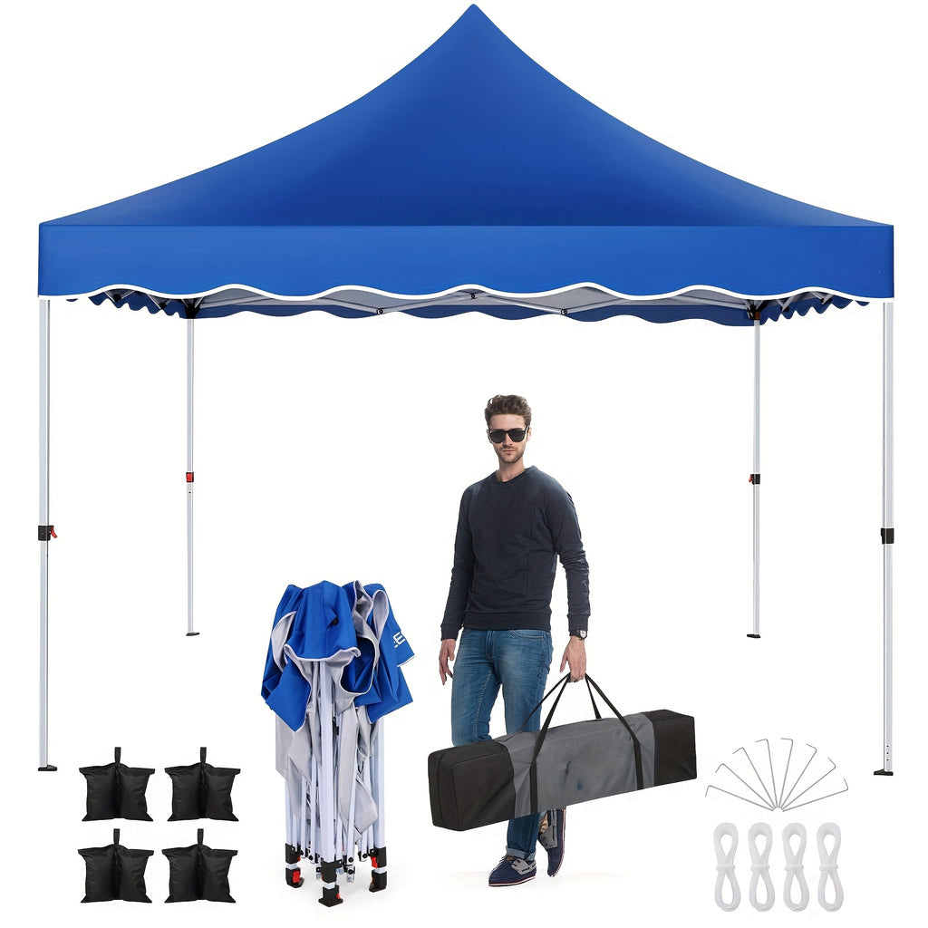 SANOPY 10x10ft Quick-setup Pop-up Tent | Fully Waterproof, Sunshade and UV Protection, Time-Saving and Portable, Perfect for Beach Enjoyment