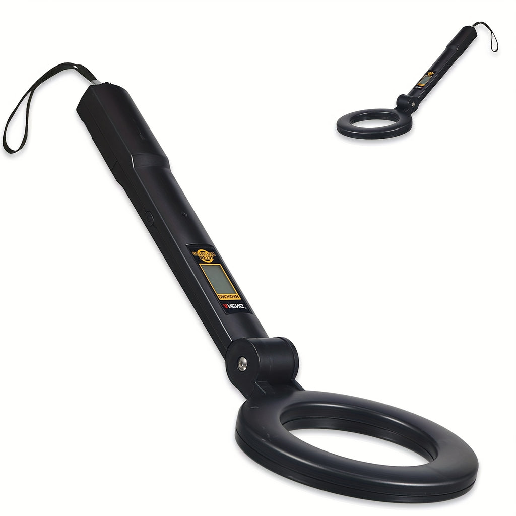 Portable Foldable Metal Detector with LCD Display & 3 Detection Modes - Lightweight ABS & Metal Frame, Coin/Golden/Jewelry Finder for Treasure Hunting, Airport Security, Lawn - for Coin/Golden/Jewelry Artifact Hunting