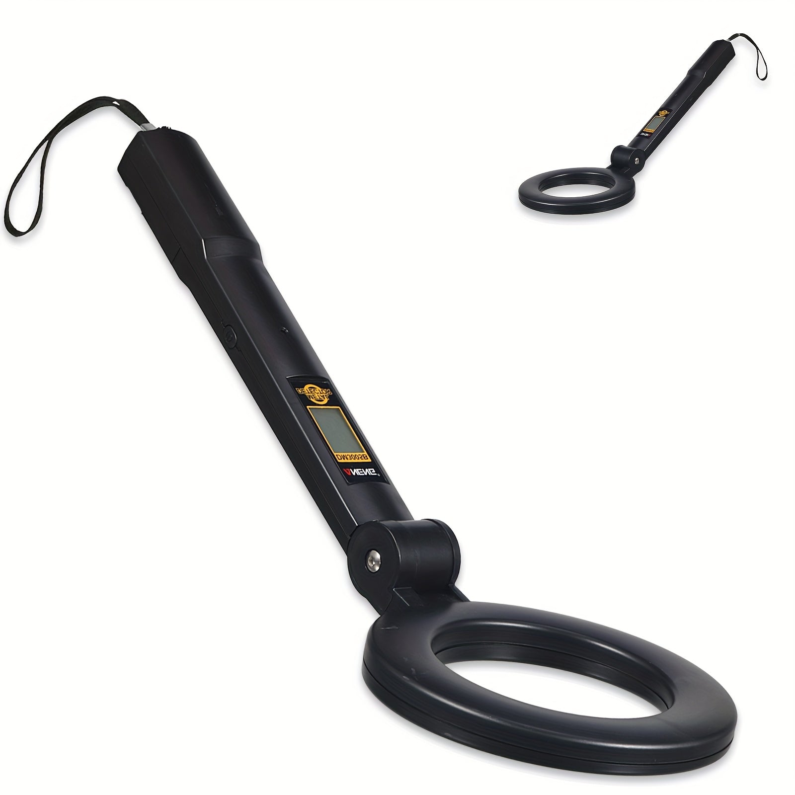 Portable Foldable Metal Detector with LCD Display & 3 Detection Modes - Lightweight ABS & Metal Frame, Coin/Golden/Jewelry Finder for Treasure Hunting, Airport Security, Lawn - for Coin/Golden/Jewelry Artifact Hunting
