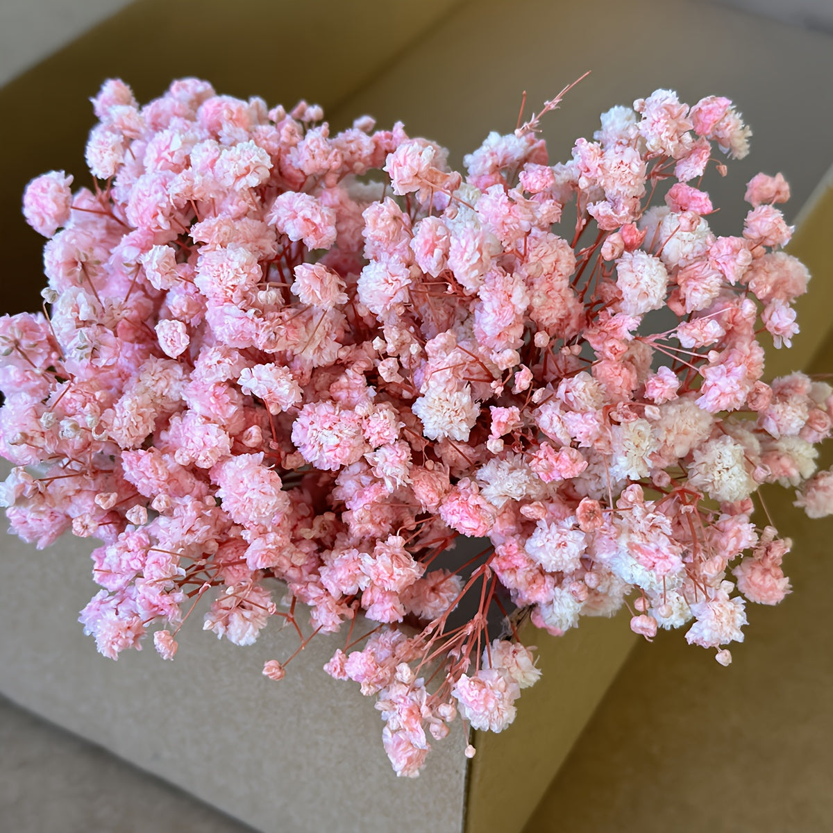 [Weddings Christmas Halloween] 110pcs Pink Faux 'S Breath Flowers | Synthetic Blooms Perfect for Indoor/Outdoor Home Decor, Ideal for Weddings, Engagements, Christmas, Halloween, Thanksgiving, Valentine's Day, and June Festivals