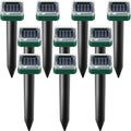 1/4/10pcs Ultrasonic Mouse Repellent Solar Device for Preventing Moles, Ground Squirrels, Field Mice, Lawn Garden Courtyard - to Repel Moles, Rats, Rodents