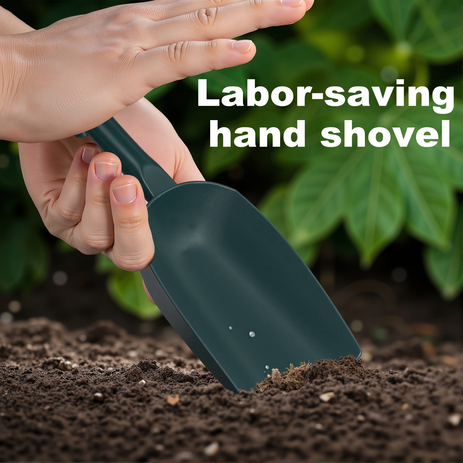 2pcs Set Of Gardening Tools for Planting , with A Size Of 2pcs, Suitable for Scenarios Such As Soil Spoons, Digging Shovels, Reinforced Soil Shovels, Flat Mouthed Shovels, Ice Shovels, Flower Shovels, Feed Shovels, Dog Food Shovels, Etc