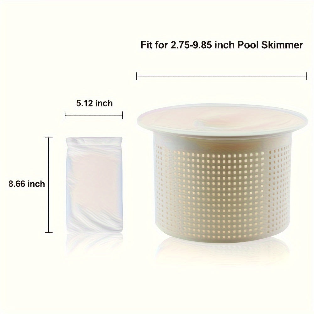 50pcs, Pool Skimmer Socks Filters Baskets, Skimmers Cleans Debris And Leaves for In-Ground And Above Ground Pools