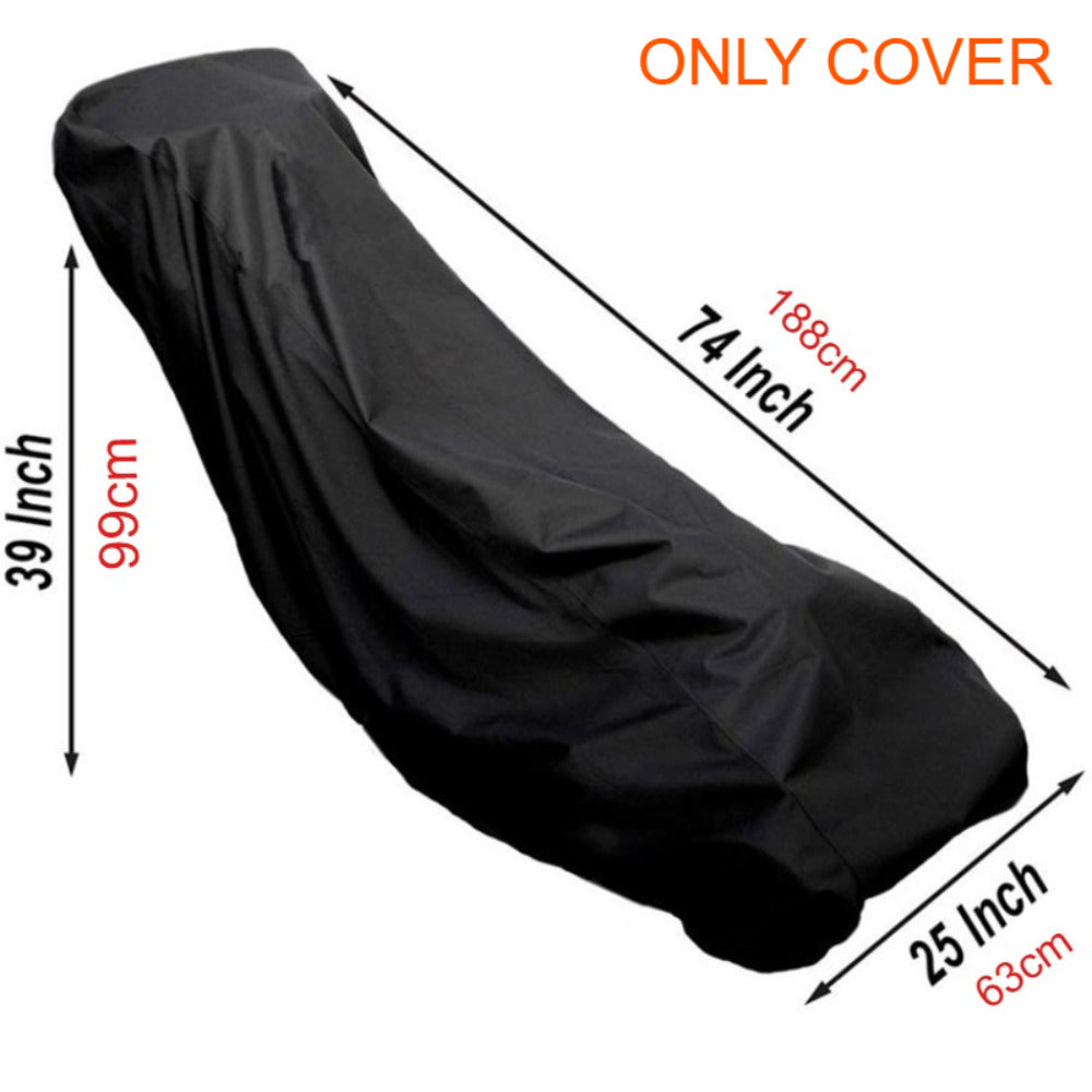 Lawn Mower Cover, Waterproof Push-Type Mower Protective Cover - Universal Oxford Cloth Mower Cover - Featuring Dustproof And Uv-Resistant Properties, Equipped with a Drawstring Design