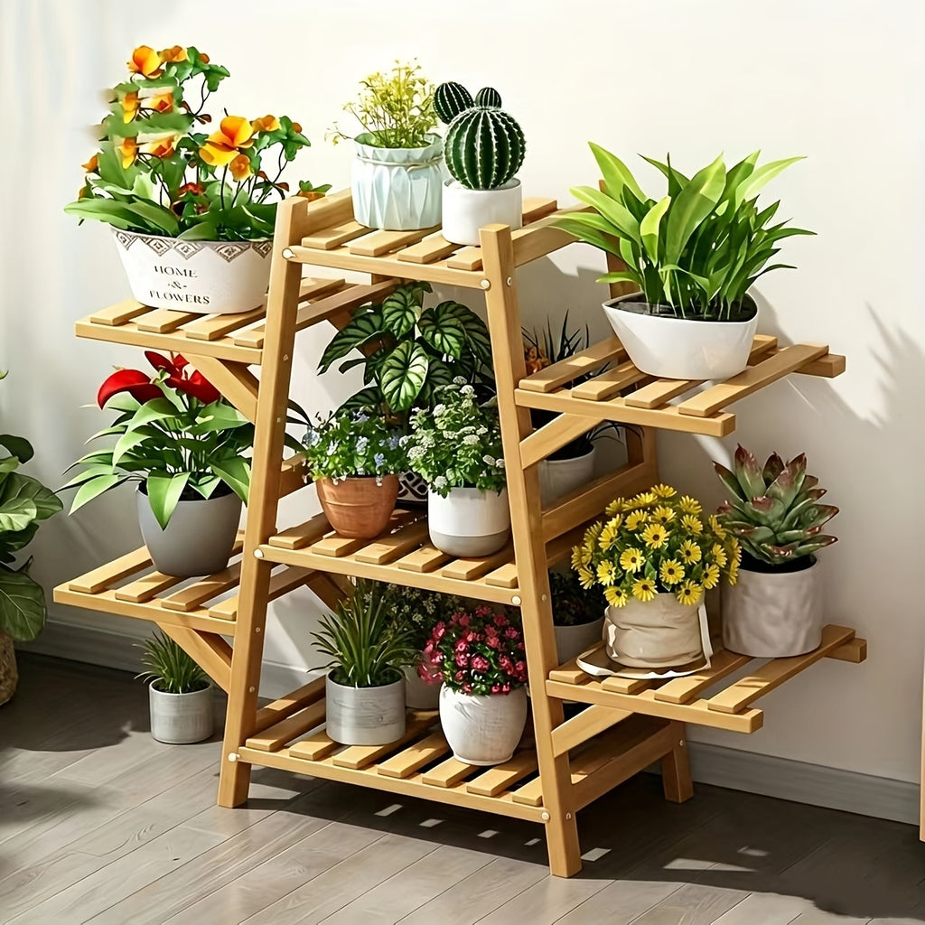 1pc Balcony Flower Rack Storage Rack Indoor Succulent Climbing Flower Rack Plant Planter Rack Modern Living Room Floor Stand Multi-Layer Storage Rack