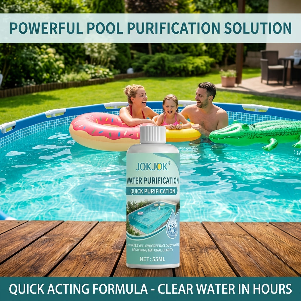 Concentrated, Fast-acting Pool Water Treatment Agent That Transforms Cloudy Water Into Crystal-clear Water; Suitable for Descaling Above-ground And In-ground Pools, As Well As Spa Pools.