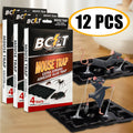 24/12/6 PCS Effective Sticky Mouse Traps Glue Board - Extra Strong Adhesive Enhanced Stickiness, For Safe Home Pest Control, For House Indoor Outdoor, Easy To Set, 24/12/6 Traps