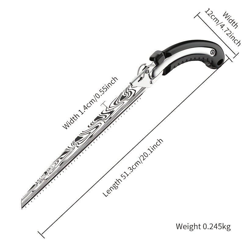 Hand Saw for Tree Pruning-band Saw Sleeve, Hand Tool, Woodworking Tool, Heavy Multifunctional Tool Blade, Used for Cutting Hard Materials, Wood And Plastics, Without Power Supply, Solid Metal Structure And Multifunctional Cutting Tool.