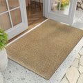 1 Extra-Large Outdoor Mat - Thick Artificial Turf & Coconut Coir Blend, Durable & Machine-Washable (100% Polyester). Perfect for Patios, Camping, Gardens, Poolside. Natural Summer Aesthetic for Sunny Patio Decor.