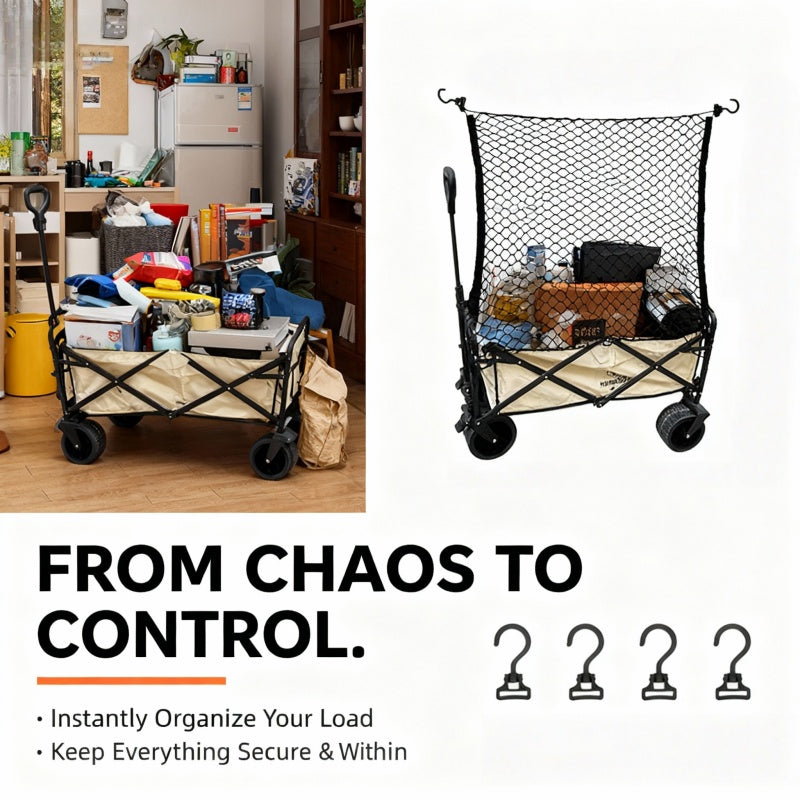 [83pcs Component 1pc Pack] Made of High-Strength Load-Bearing Material, The Mesh Bag Can Be Used to Store Everyday Items in The Car Or to Secure Sports Equipment And Luggage in The Trunk. It Is Foldable And Can Be Easily Folded When Not in Use