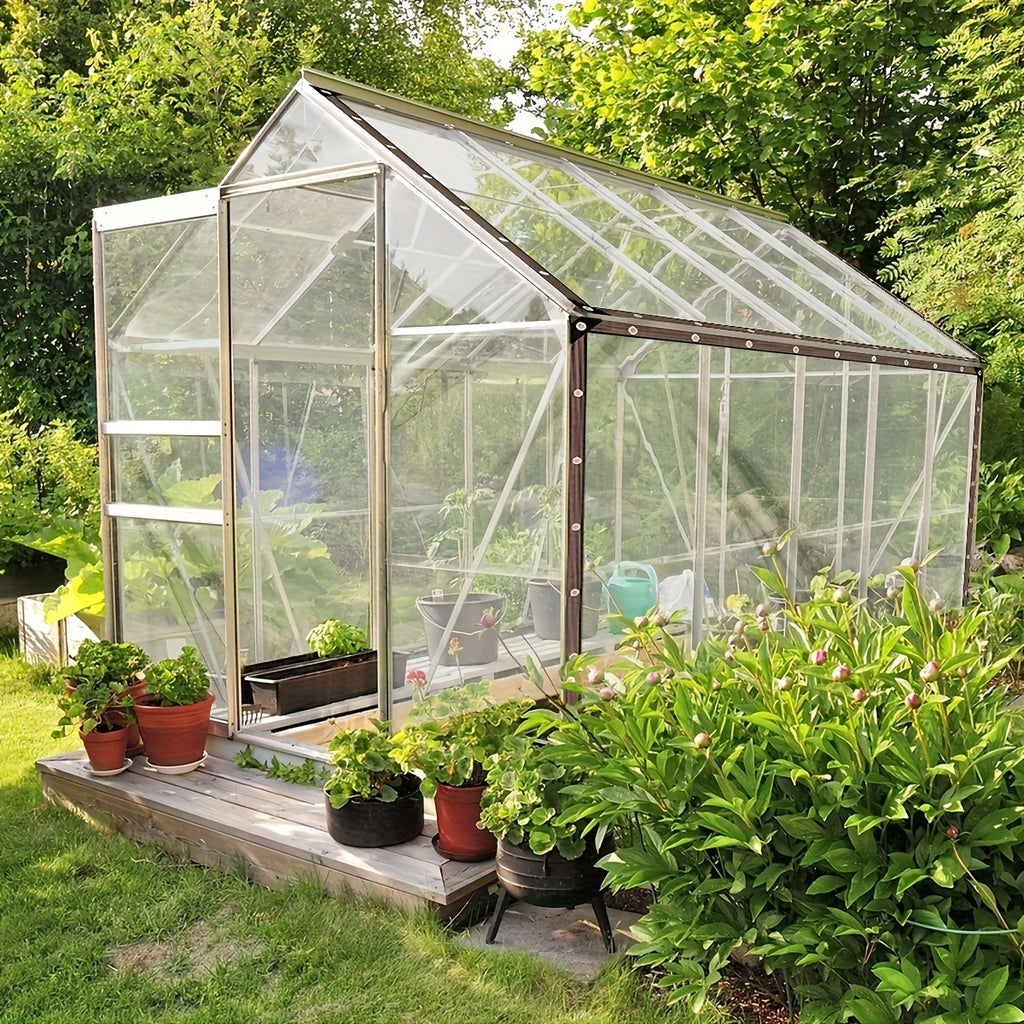1/2pcsClear Waterproof Tarps with Grommets, Outdoor Garden Rainproof Covering Clear PVC Vinyl Tarp with Clear Tarps for Patio, for Covering Henhouse Porch Canopy Plant Camping