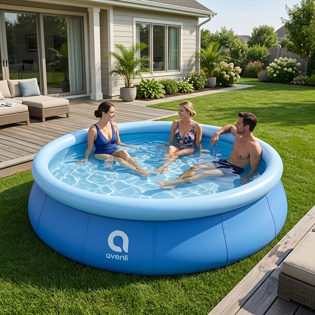Avenli Thickened Inflatable Swimming Pool, Large Adult Size, Home Outdoor Yard