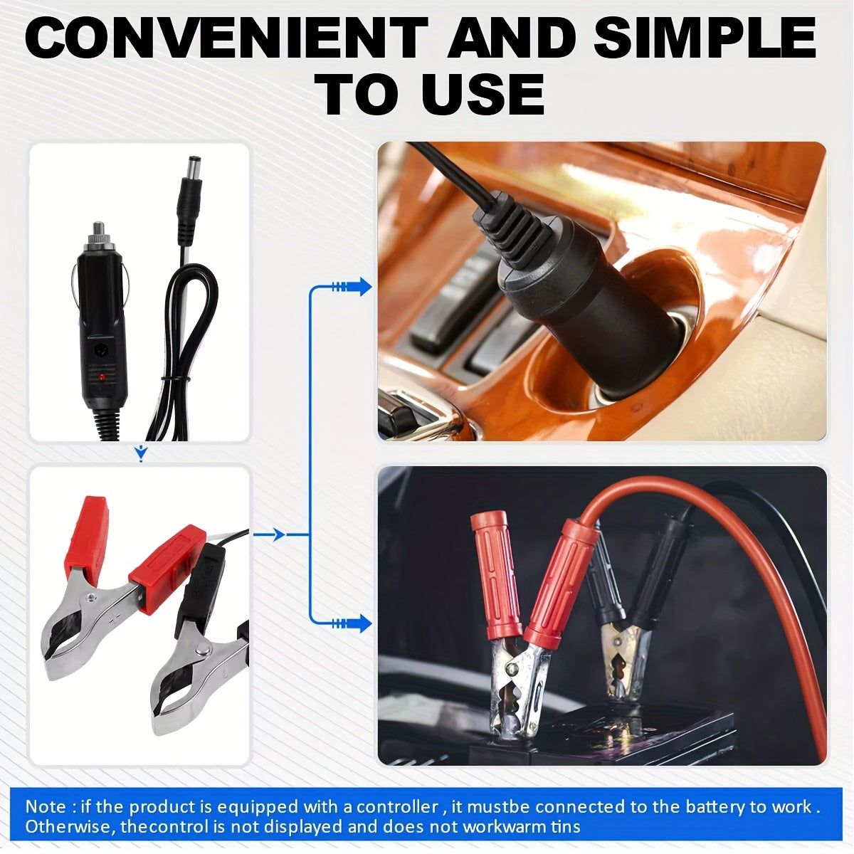 Portable 30W Solar Panel IP65 12V Solar Battery Charger Kit, Trickle Charger Maintainer for Camping Outdoor Home Car RV Boat Marine Trailer Automotive