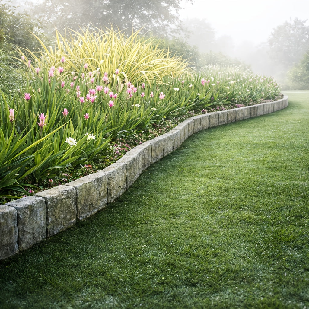 5pcs-80pcs Plastic Garden Landscape Boundary Fence Set, Lawn Autumn Decoration, Outdoor Vegetable Garden Easy to Install Partition Fence Decoration