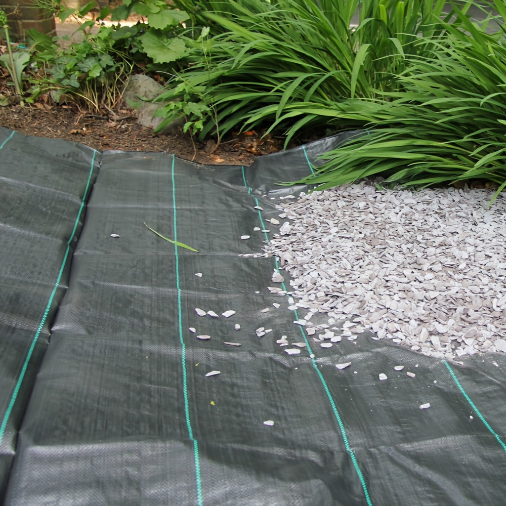 Grass Proof Fabric Lane Fabric, Commercial Grade Landscape Fabric, Garden Grass Proof Fabric Heavy-Duty, Geotextile Bottom Gravel, Ground Covering Drainage Fabric, Weed Mat