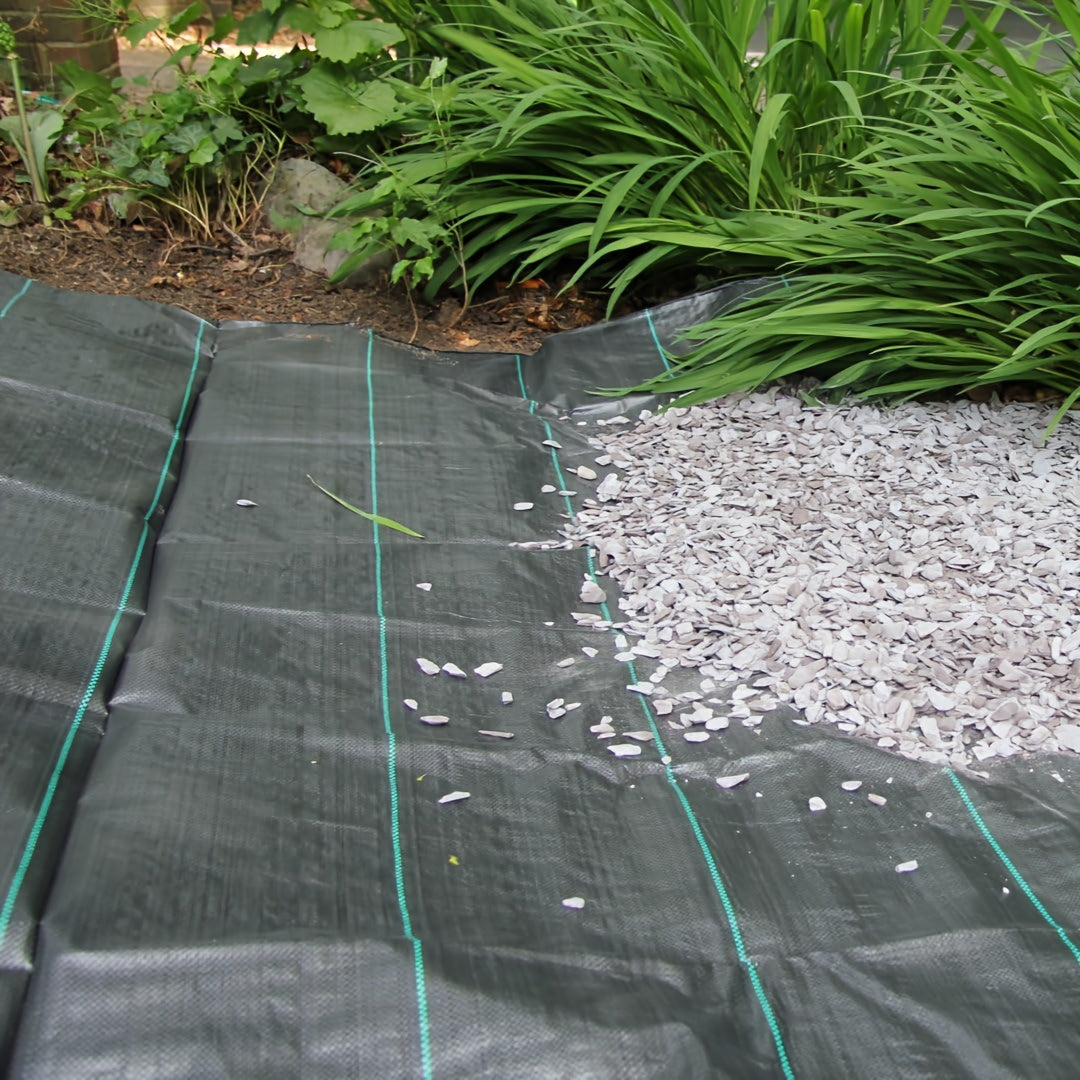 Grass Proof Fabric Lane Fabric, Commercial Grade Landscape Fabric, Garden Grass Proof Fabric Heavy-Duty, Geotextile Bottom Gravel, Ground Covering Drainage Fabric, Weed Mat