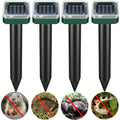 [Solar-Powered Repellent] Solar - Powered Soundwave Technology Repellent (8 - Pack, Upgraded): Repel Moles, Gophers, Voles and Insects in Your Yard with Repellent Spikes, Keep Burrowing Animals at Bay