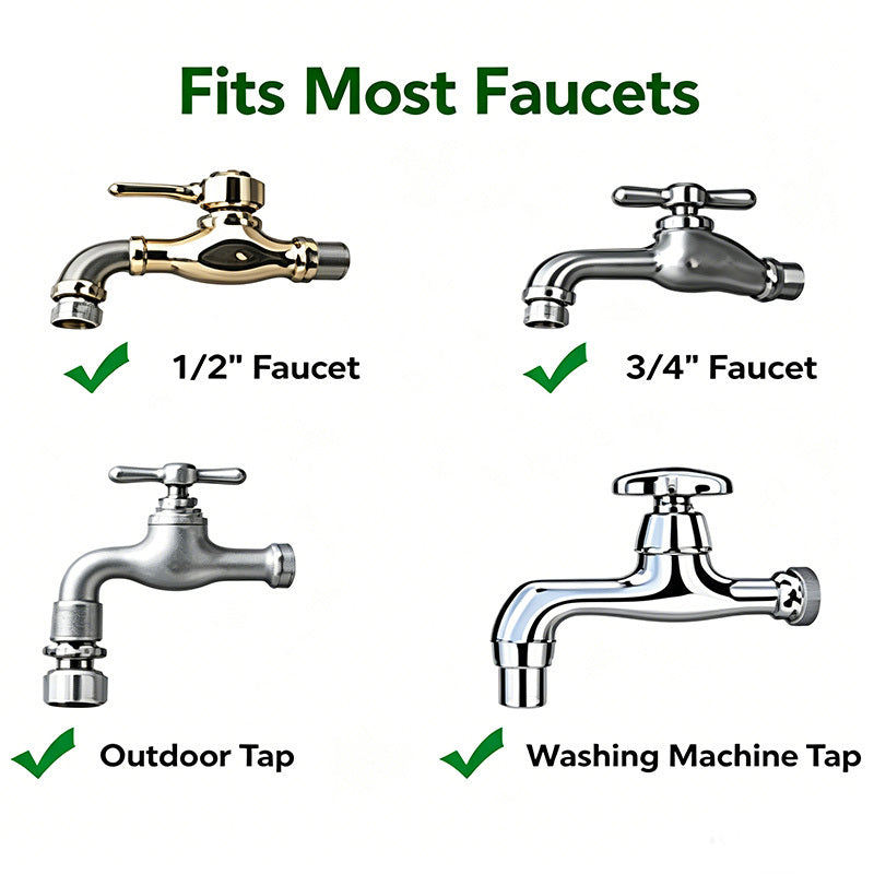 Multi-Functional High-Pressure Garden Hose Lightweight And Flexible, Leak-Proof Fittings, with 7 Spray Modes, Suitable for Lawns, Gardens, Outdoor Cleaning, Car Washes, 50/100ft Hose, Suitable for Year-Round Use