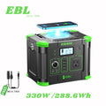 330W Portable Power Station/330W Powerstation With 100W Solar Panel, Equipe With Digital Display Screen, 288.6Wh Solar Generator With 110V Pure Sine Wave Output, Fast Charging, Battery Backup Supply For Home Emergencies, Outdoor Camping, Road Trips