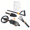 Rechargeable Metal Detector, Professional Pinpointer Higher Accuracy Golden Finder Detector Kit with LCD Display