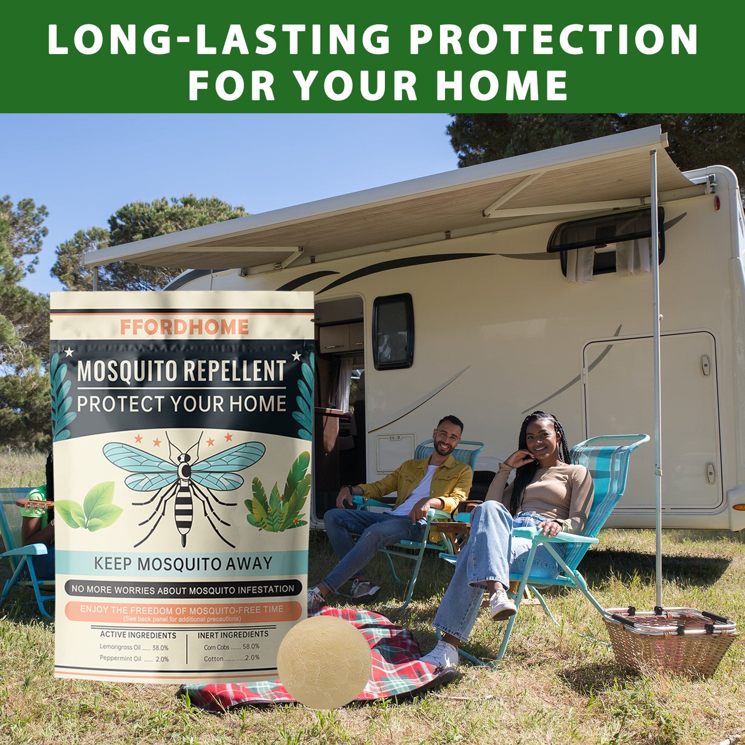 Mosquito Repellent for Patio, Indoor Mosquito Repellent Sachet, Mosquito Control for Garage, Outdoor Yard Mosquito Spray, Mosquito Repellent for Room, Travel Mosquito Repellent –  Must-Have Summer Mosquito Repellent