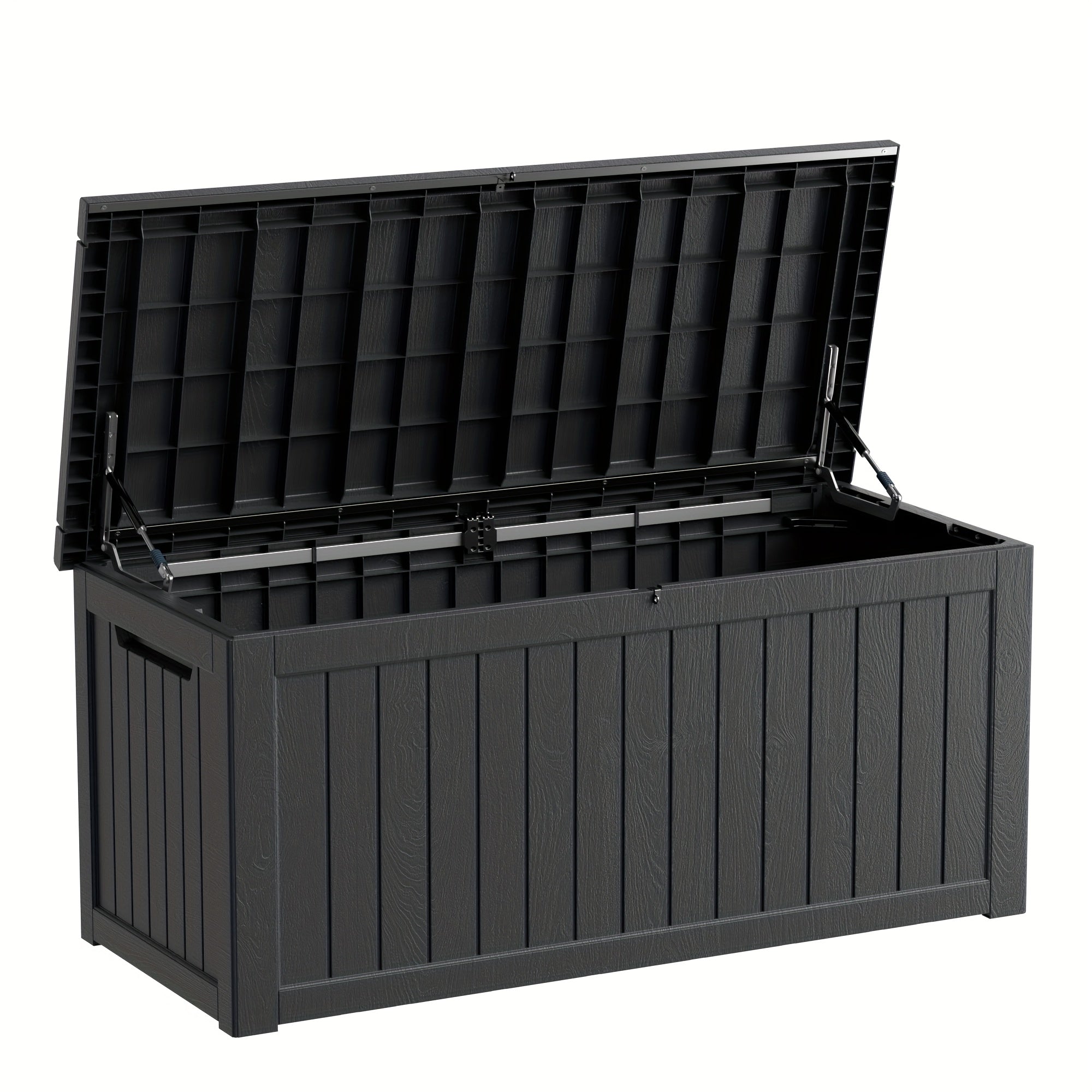240/130 Gallon Waterproof Outdoor Storage Box with Locking Lid UV Protective Side Handles - Suitable for Patio Furniture, Pool Additions, Gardening Tools, Outdoor Storage Cabinets, Home Storage, Perfect Holiday Gift for Christmas, Thanksgiving, Box