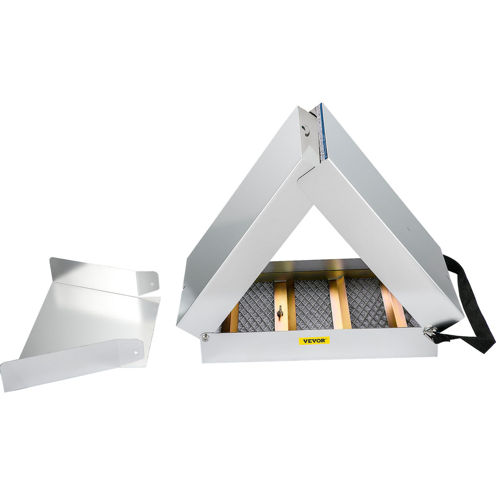 VEVOR Folding Aluminum Alloy Sluice Box, Compact 50" Sluice Boxes for Gold, Lightweight Gold Sluice Equipment, Portable Sluice Boxes with Miner's Moss, River, Creek, Gold Panning, Prospecting, Dredgin