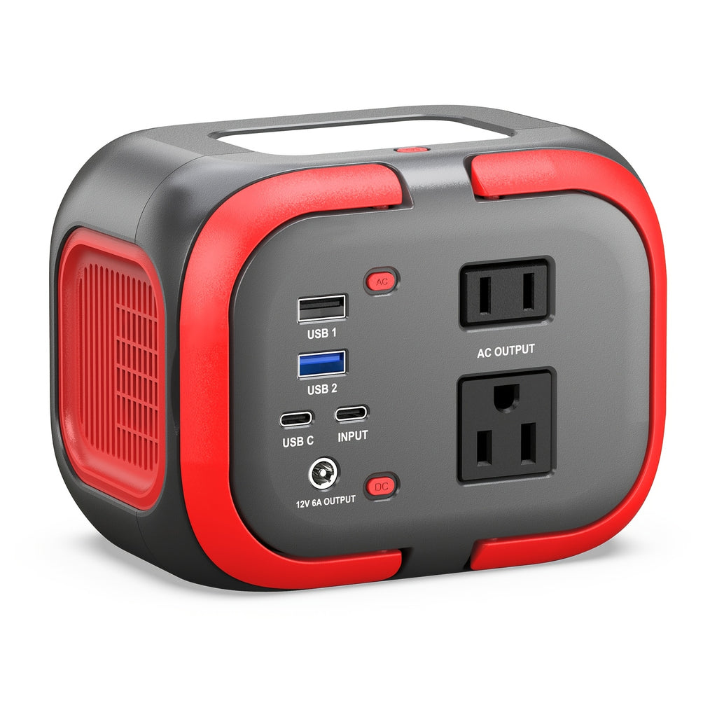 [Portable Solar Generators] 120W Portable Power Station 97.68Wh with AC USB-C USB-A DC Output Power Bank Fasting Charging Solar Generators for Outdoor Camping RV Traveling Emergencies Home Use