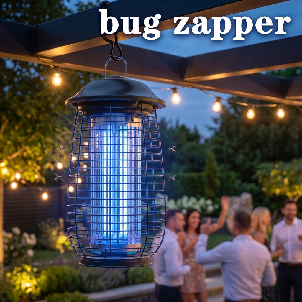 Bug Zapper Indoor & Outdoor, 4200V Electric Mosquito Zapper, 10 Years Lifespan, 6.5ft Power Cord,, Fly Trap Mosquito Trap, Fly Killer Fly Zapper for Home, Patio, Kitchen, Backyard, Camping