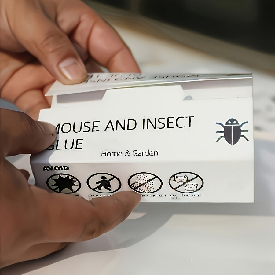 Highly Effective Adhesive Insect Trap - Extremely Sticky, Made for Roaches, Flying Bugs, And Other Pests, Ideal for Managing Household Infestations, Appropriate for Both Indoor And Outdoor Settings, Easy to Set Up
